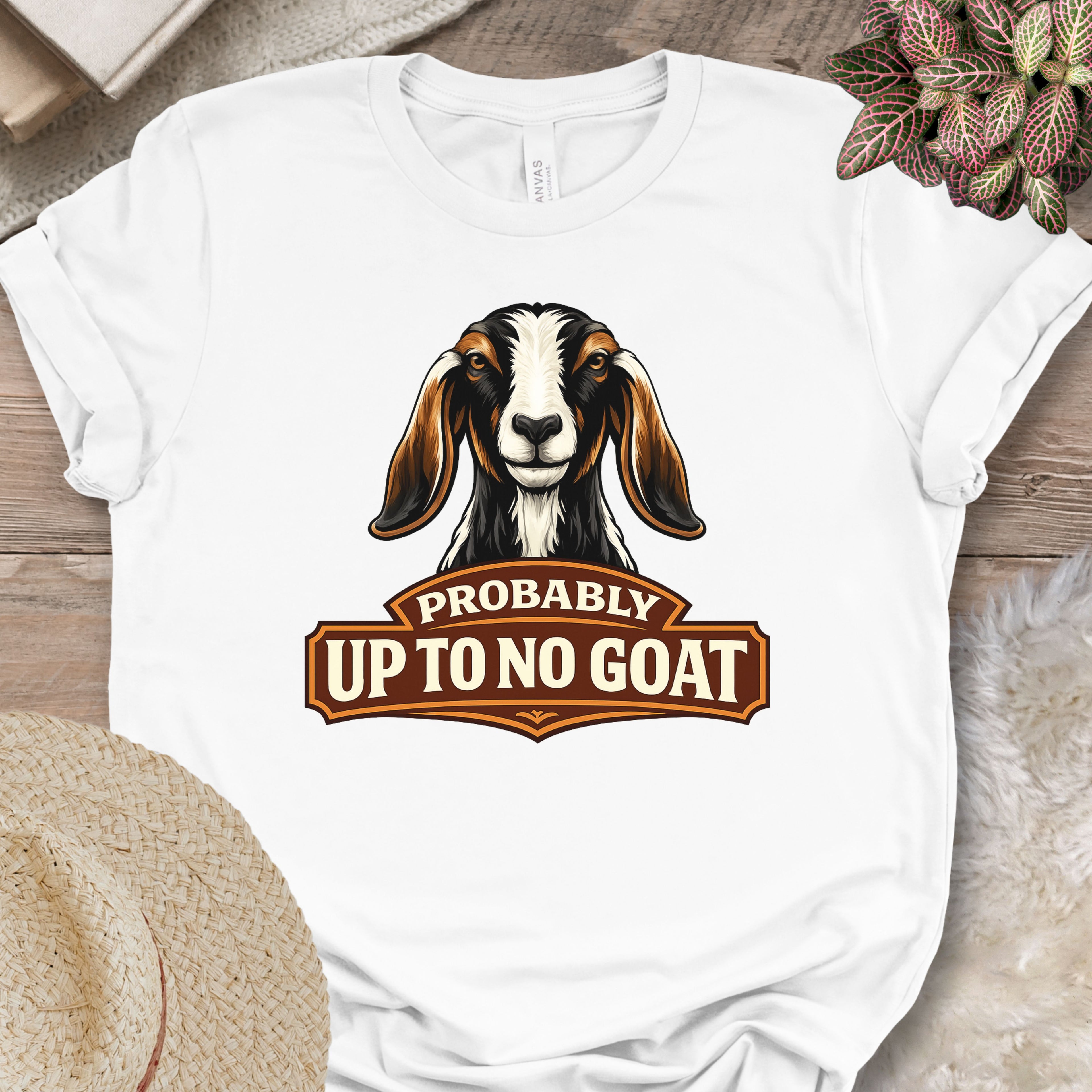 Confident Goat Farm Humor Shirt