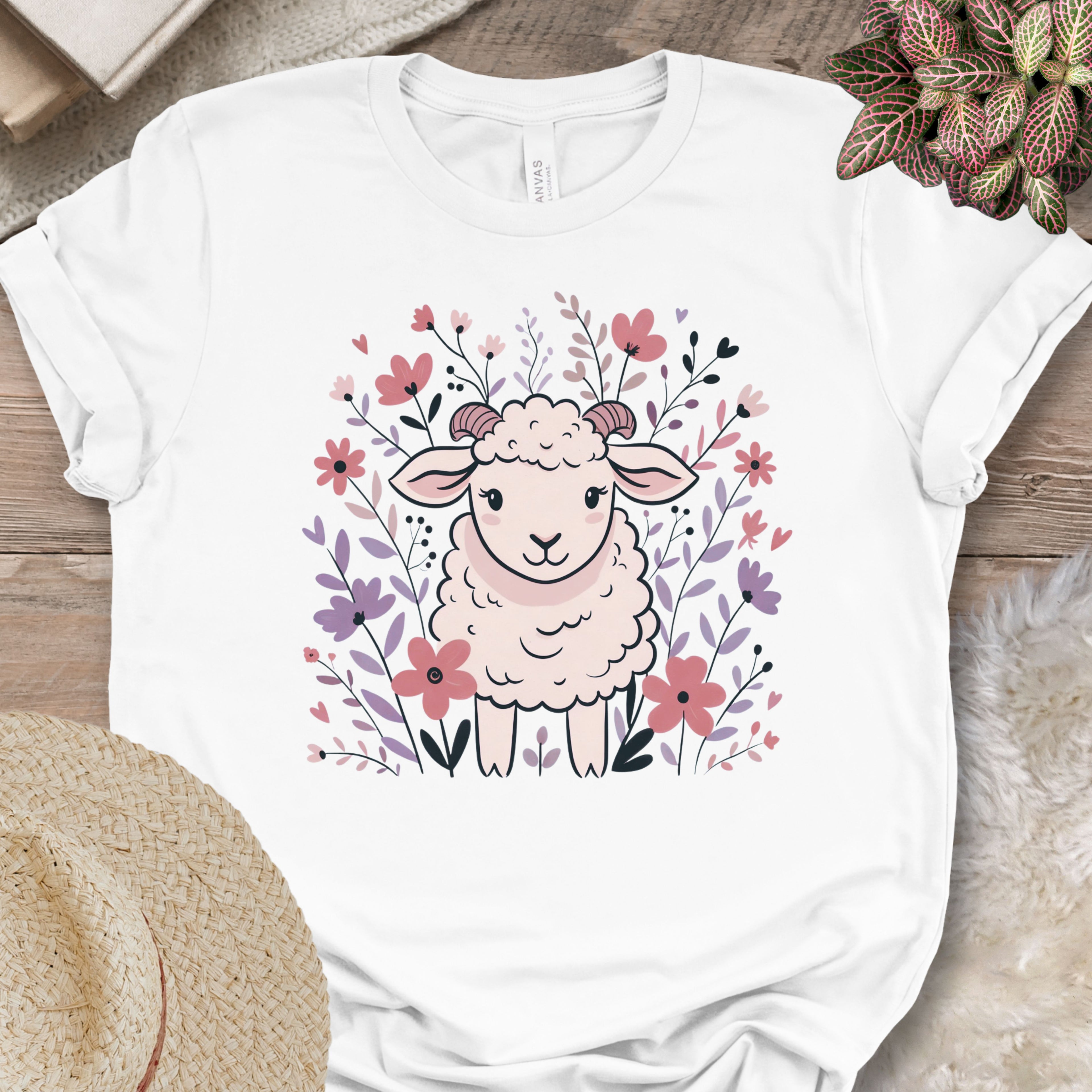 Floral Sheep Cottagecore Shirt