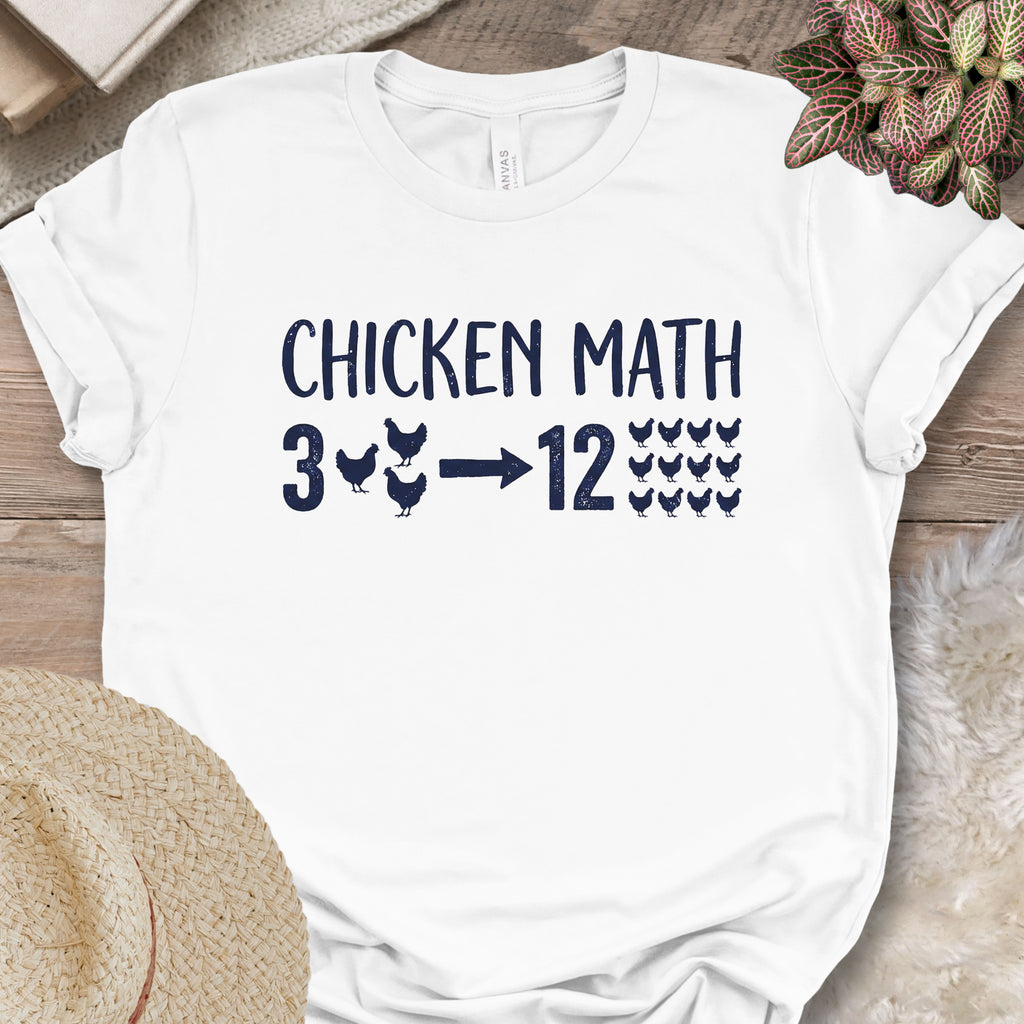 Chicken Keeper Humor Equation T-Shirt