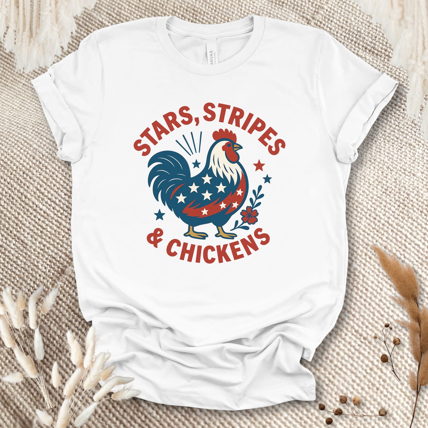 Stars Stripes Chickens Shirt