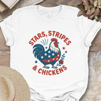 Stars Stripes Chickens Shirt