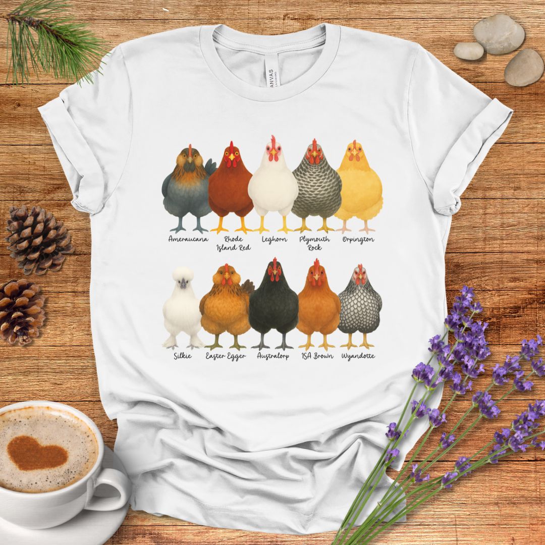Fancy Chicken Breeds T-Shirt