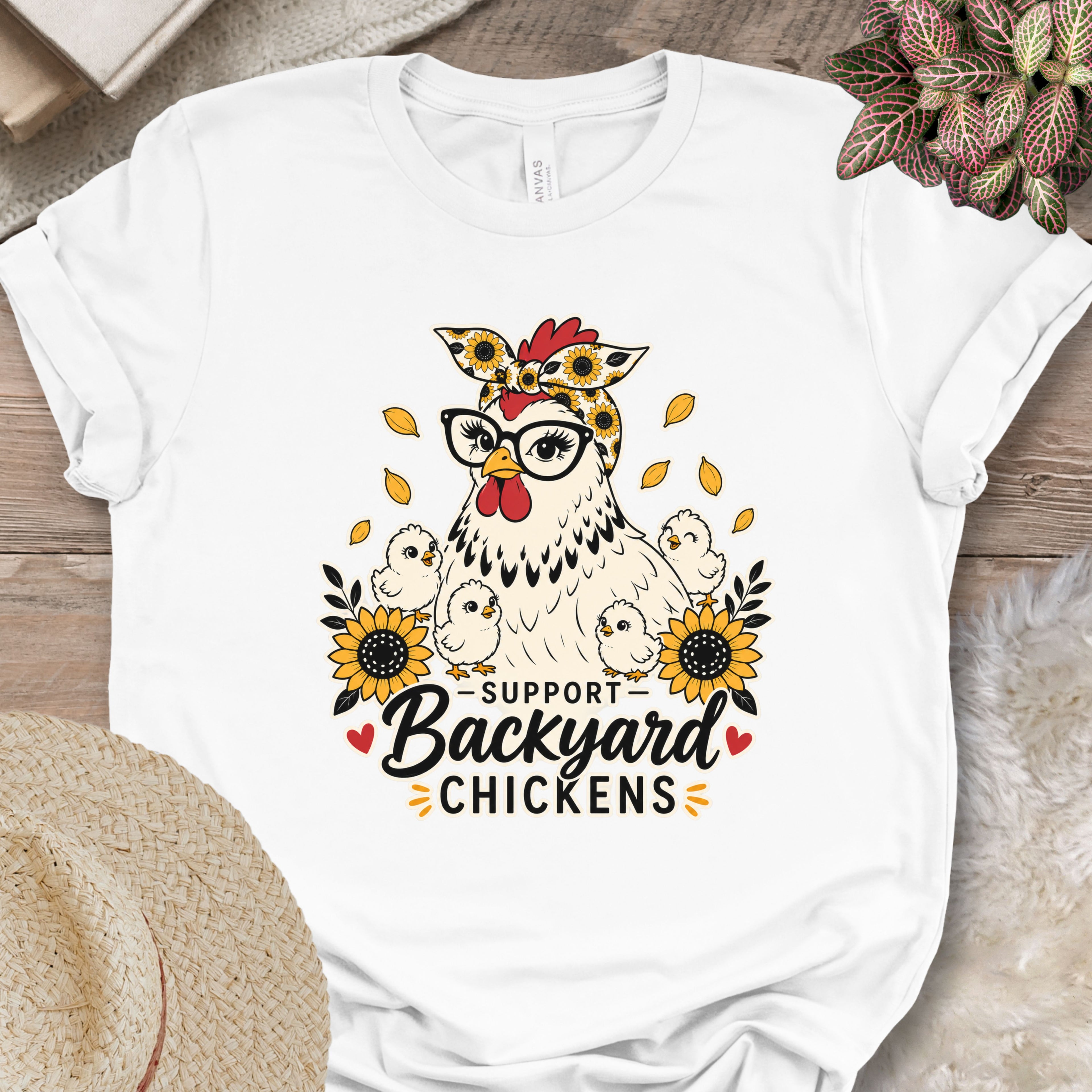 Support Backyard Chickens Tee