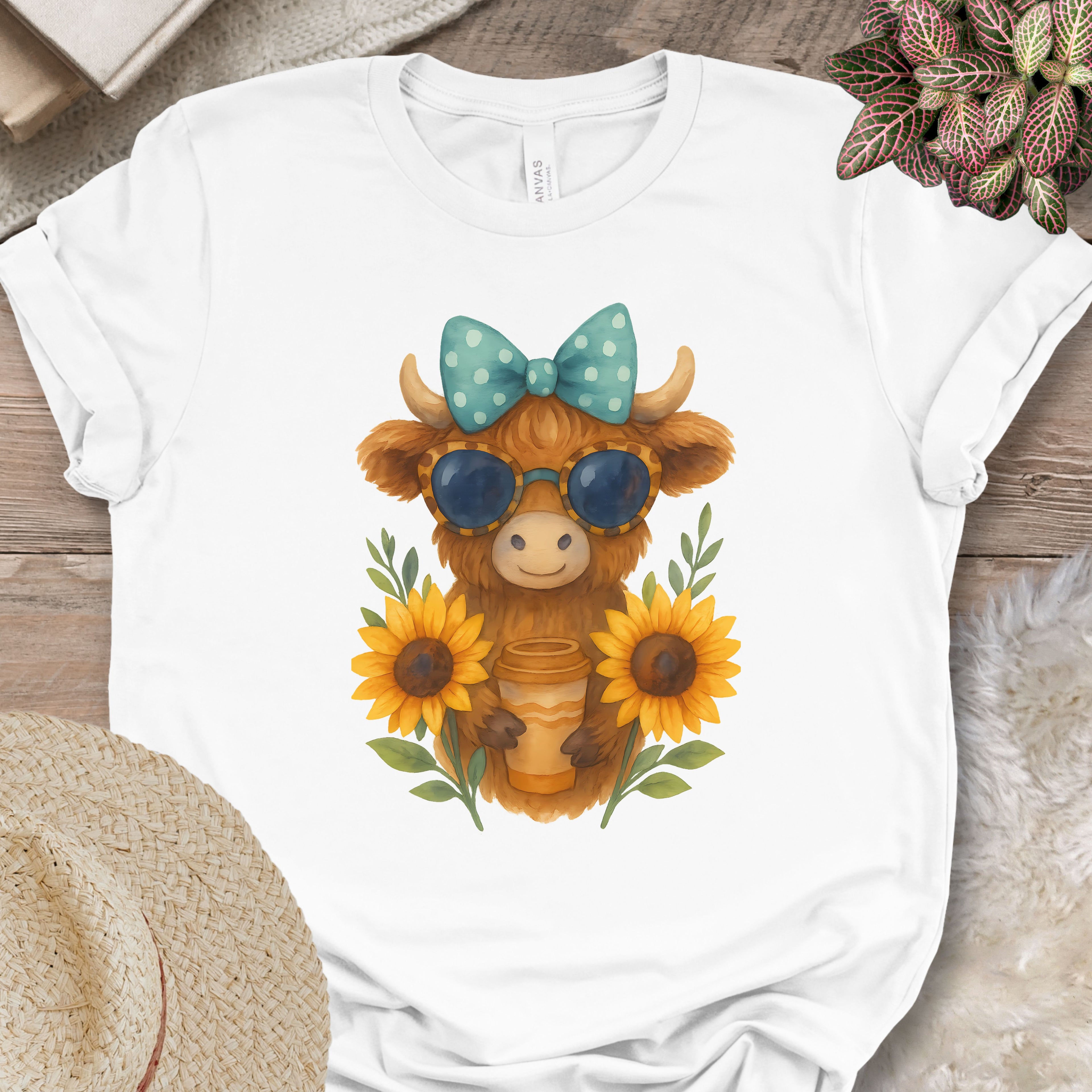 Cute Highland Cow Coffee Shirt