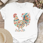Boho Floral Chicken T-Shirt