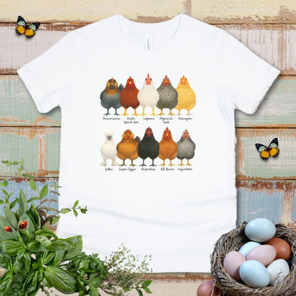 Fancy Chicken Breeds Kids T-Shirt