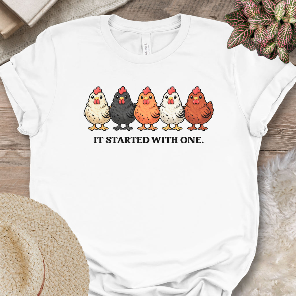 Chicken Flock Growth Statement T-Shirt