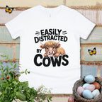 Kids Easily Distracted by Cows Tee
