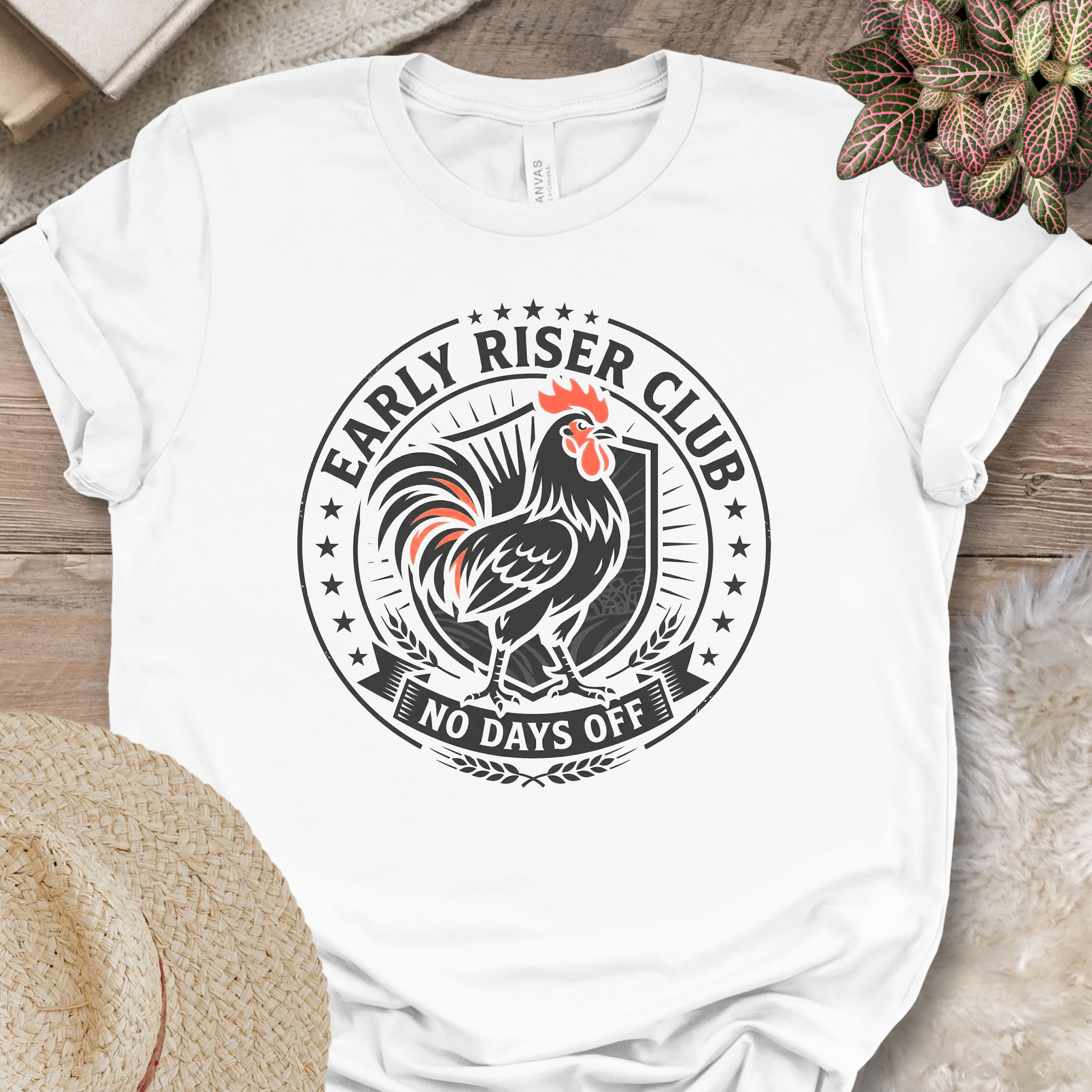 Early Riser Chicken Club T-Shirt