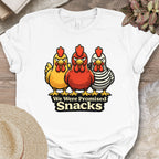 Hungry Chicken Attitude Graphic T-Shirt