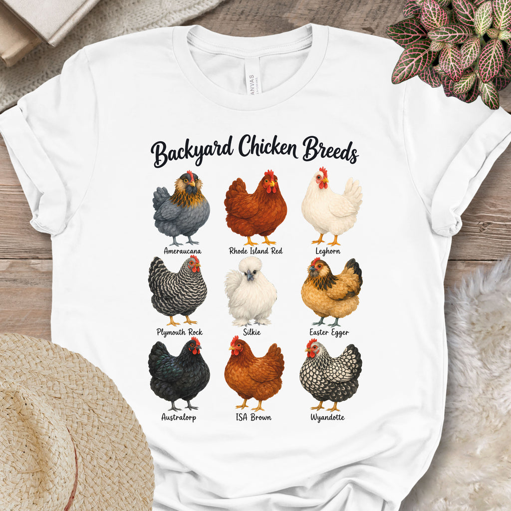 Backyard Hen Breeds T-Shirt