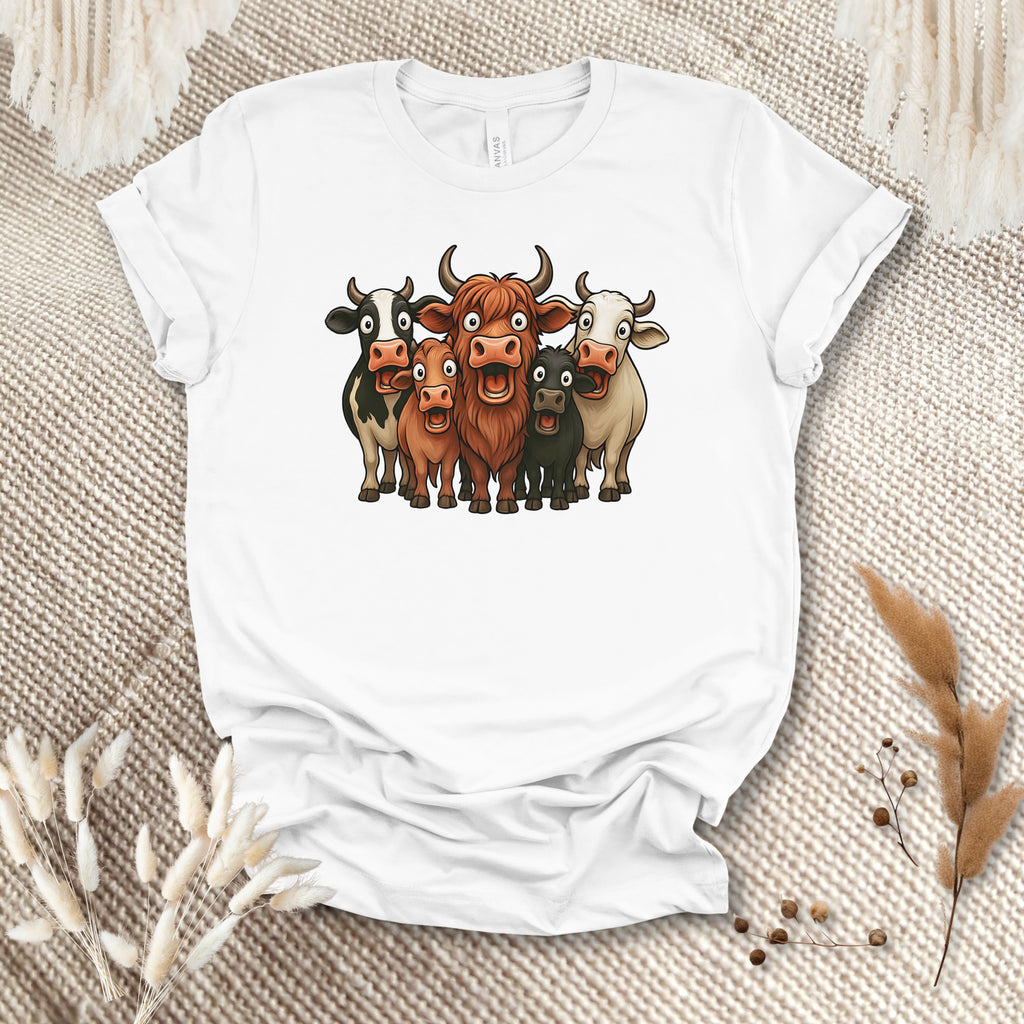 Surprised Cows Tee
