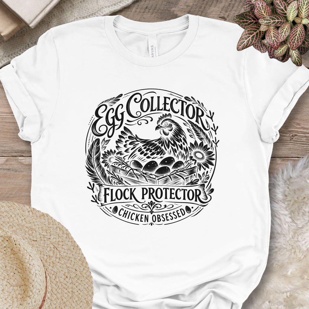Egg Collector Flock Protector Tee