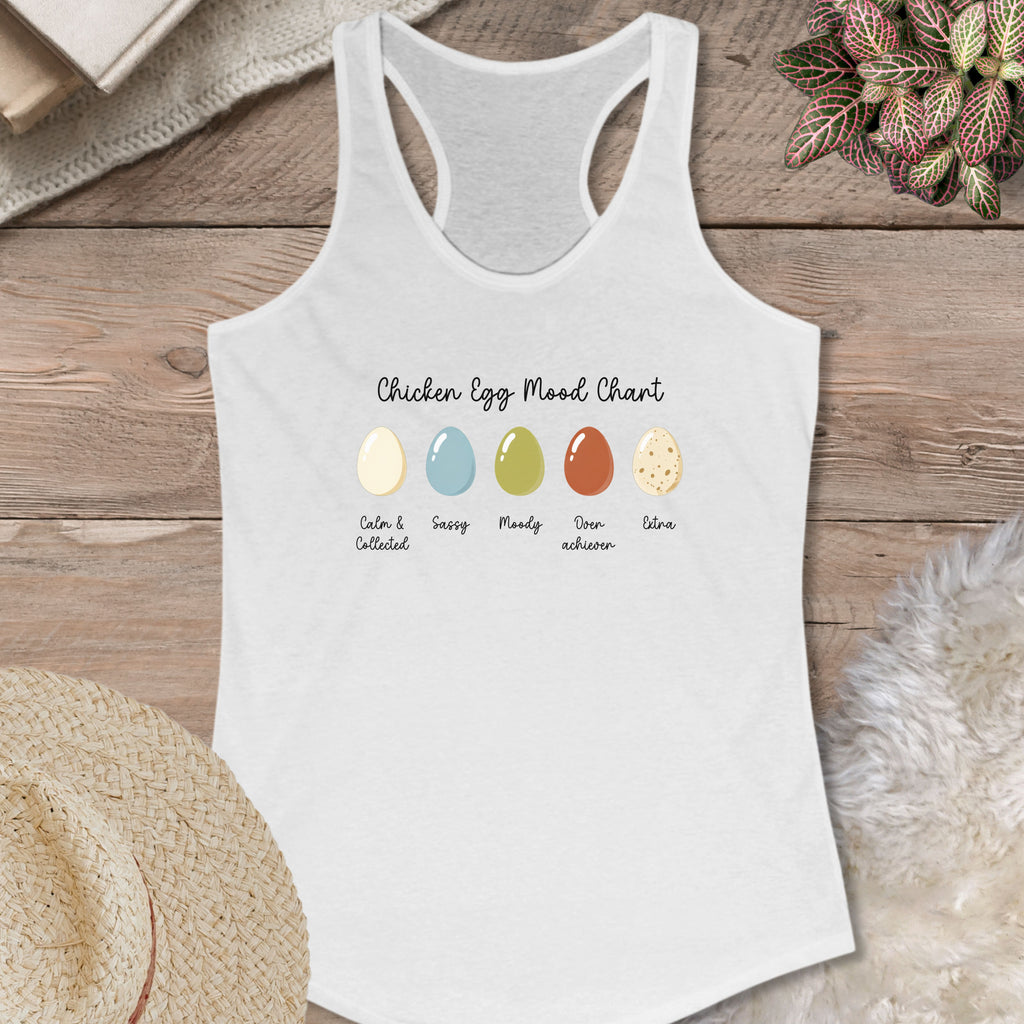 Chicken Egg Mood Tank Top