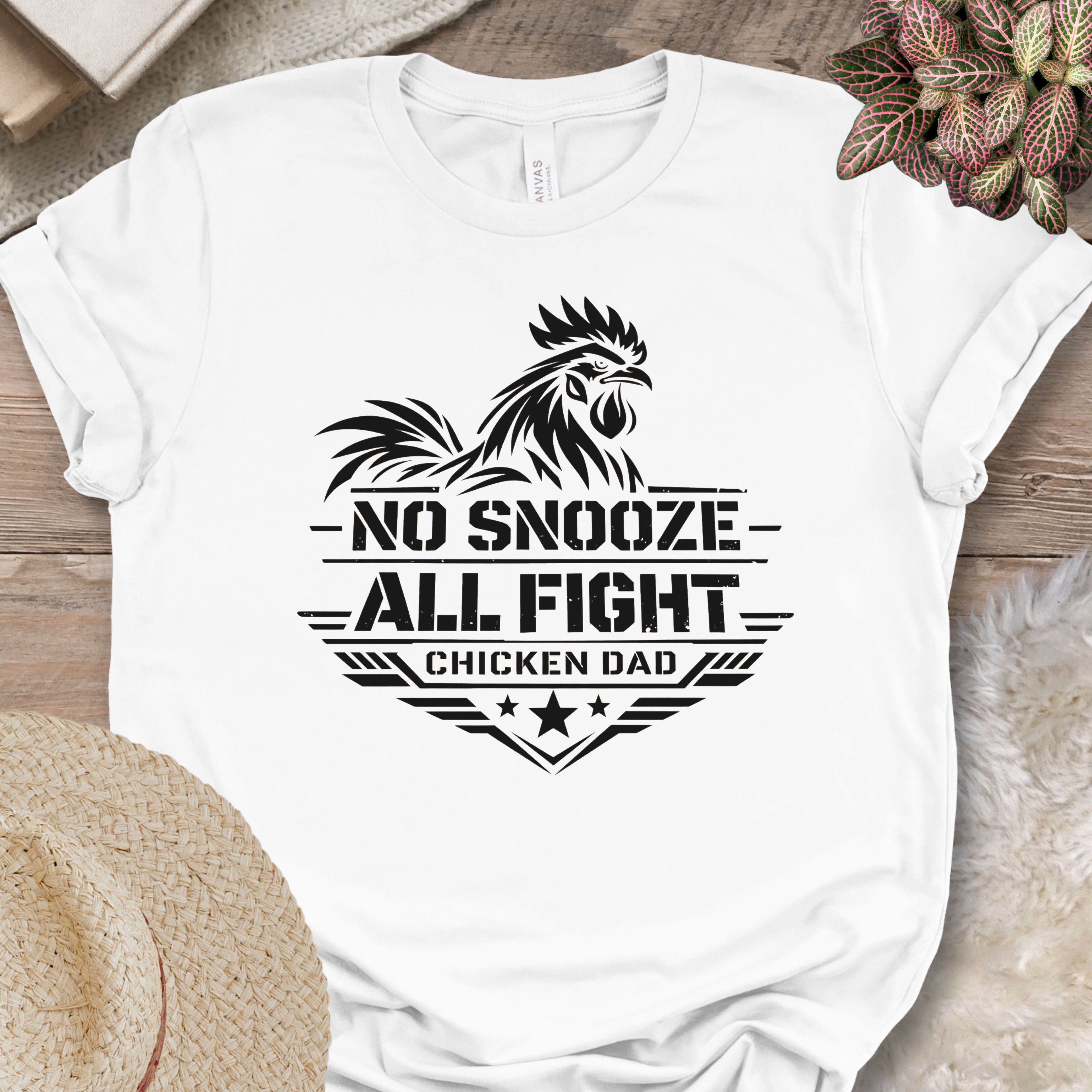 No Snooze Chicken Dad Tee