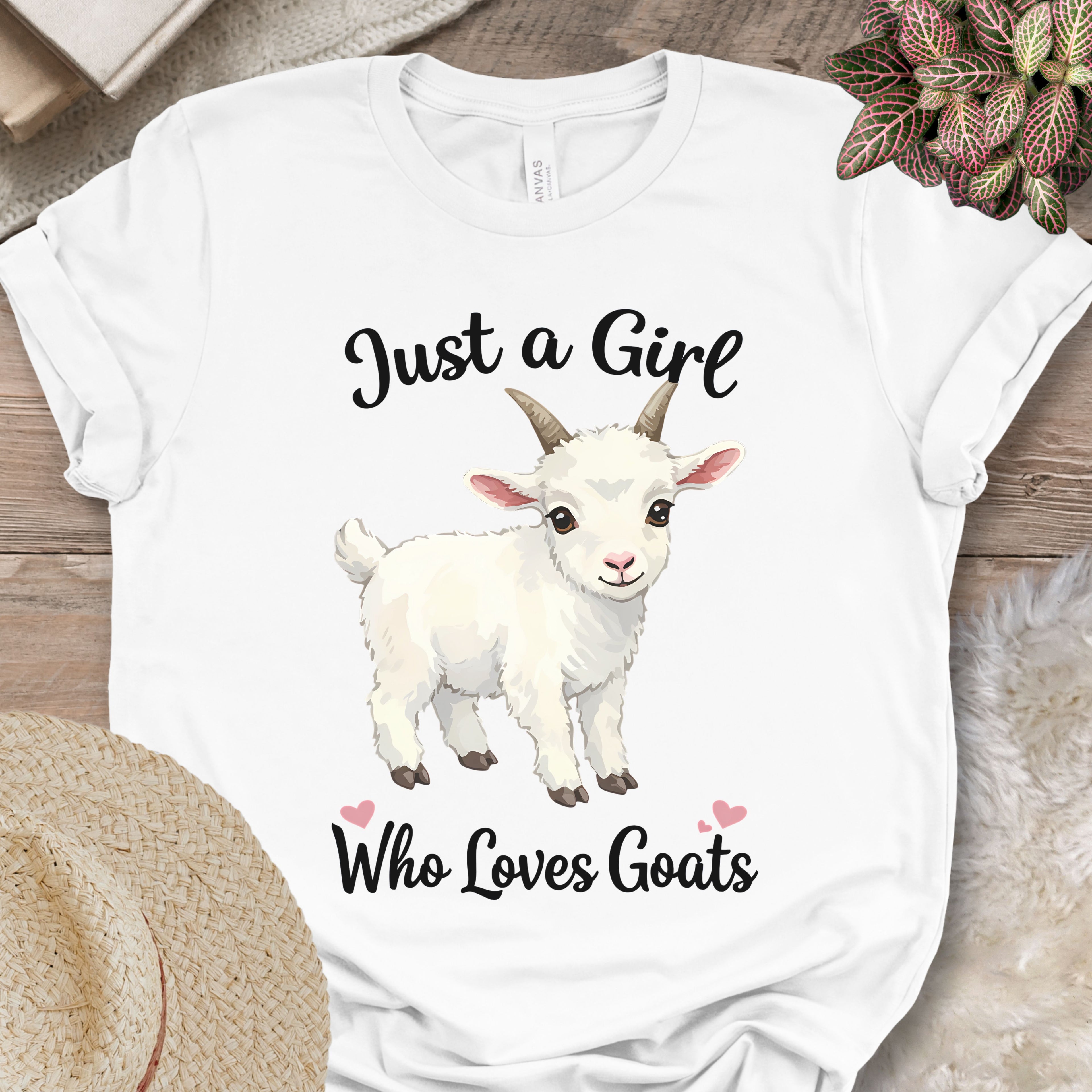 Just a Girl Who Loves Goats Tee